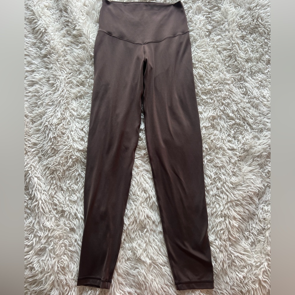 Aerie Real Me High Waisted Leggings Brown - Picture 7 of 8